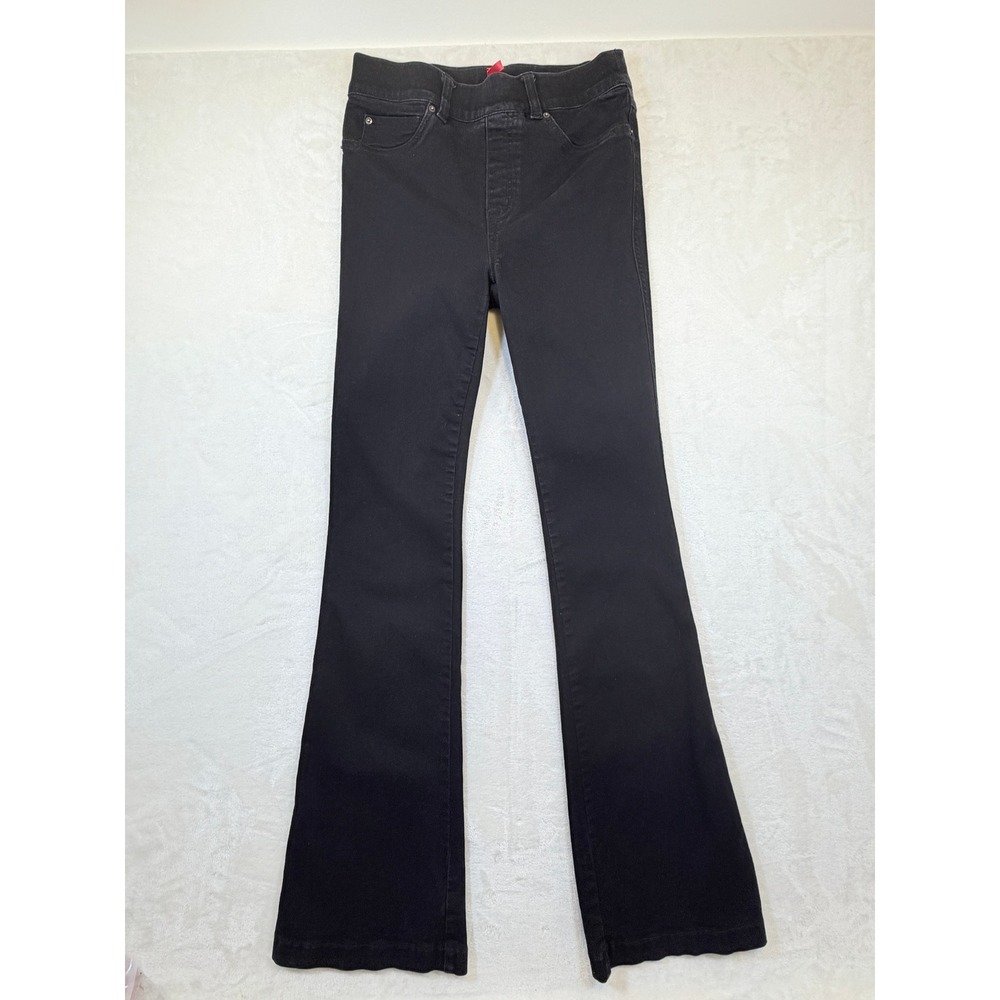Spanx Black EveryWear Pullon Flare Jeans Womens Size S Excellent
